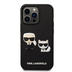 Karl Lagerfeld and Choupette 3D Case for iPhone 14 Pro Black цена и информация | Чехлы для телефонов | kaup24.ee