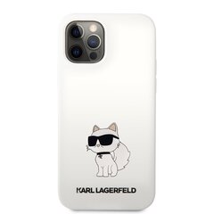 Karl Lagerfeld Liquid Silicone Choupette NFT Case for iPhone 12|12 Pro White цена и информация | Чехлы для телефонов | kaup24.ee