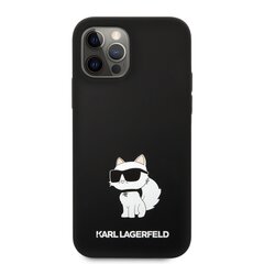 Karl Lagerfeld Liquid Silicone Choupette NFT Case for iPhone 12|12 Pro Black hind ja info | Telefoni kaaned, ümbrised | kaup24.ee