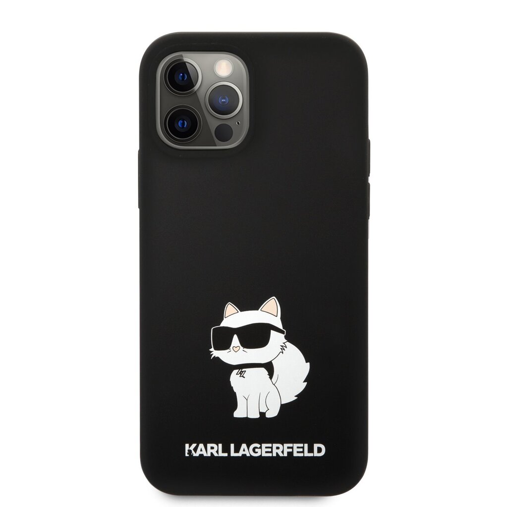 Karl Lagerfeld Liquid Silicone Choupette NFT Case for iPhone 12|12 Pro  Black цена | kaup24.ee