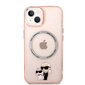 Karl Lagerfeld MagSafe Compatible Case IML Karl and Choupette NFT for iPhone 14 Plus Pink hind ja info | Telefoni kaaned, ümbrised | kaup24.ee