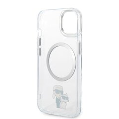 Karl Lagerfeld MagSafe Compatible Case IML Karl and Choupette NFT for iPhone 14 Transparent hind ja info | Telefoni kaaned, ümbrised | kaup24.ee