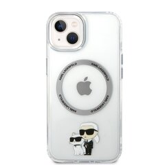 Karl Lagerfeld MagSafe Compatible Case IML Karl and Choupette NFT for iPhone 14 Transparent hind ja info | Telefoni kaaned, ümbrised | kaup24.ee