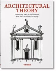 Architectural Theory. Pioneering Texts on Architecture from the Renaissance to Today hind ja info | Arhitektuuriraamatud | kaup24.ee