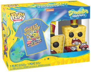 Kujuke Funko POP! Sponge bob Squirepants + T-shirt L Exclusive hind ja info | Fännitooted mänguritele | kaup24.ee