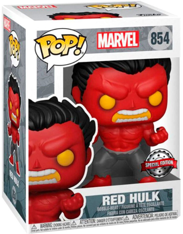 Kujuke Funko POP! Marvel Red Hulk Exclusive hind ja info | Fännitooted mänguritele | kaup24.ee