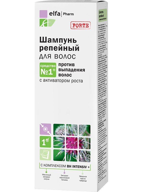 Šampoon juuste väljalangemise vastu Elfa Forte 200 ml цена и информация | Šampoonid | kaup24.ee