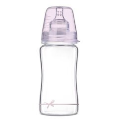 Стеклянная бутылочка Lovi Diamond glass Baby Shower girl, 250 мл цена и информация | Бутылочки и аксессуары | kaup24.ee