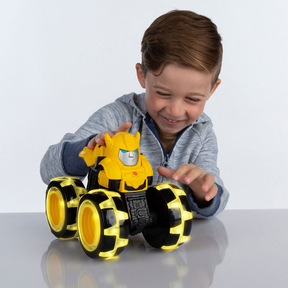 Sõiduk koos helendavate ratastega John Deere Bumblebee, 47422 hind ja info | Poiste mänguasjad | kaup24.ee