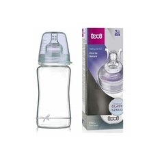 Klaaspudel Lovi Diamond glass Baby Shower boy, 250 ml hind ja info | Lovi Lapsed ja imikud | kaup24.ee