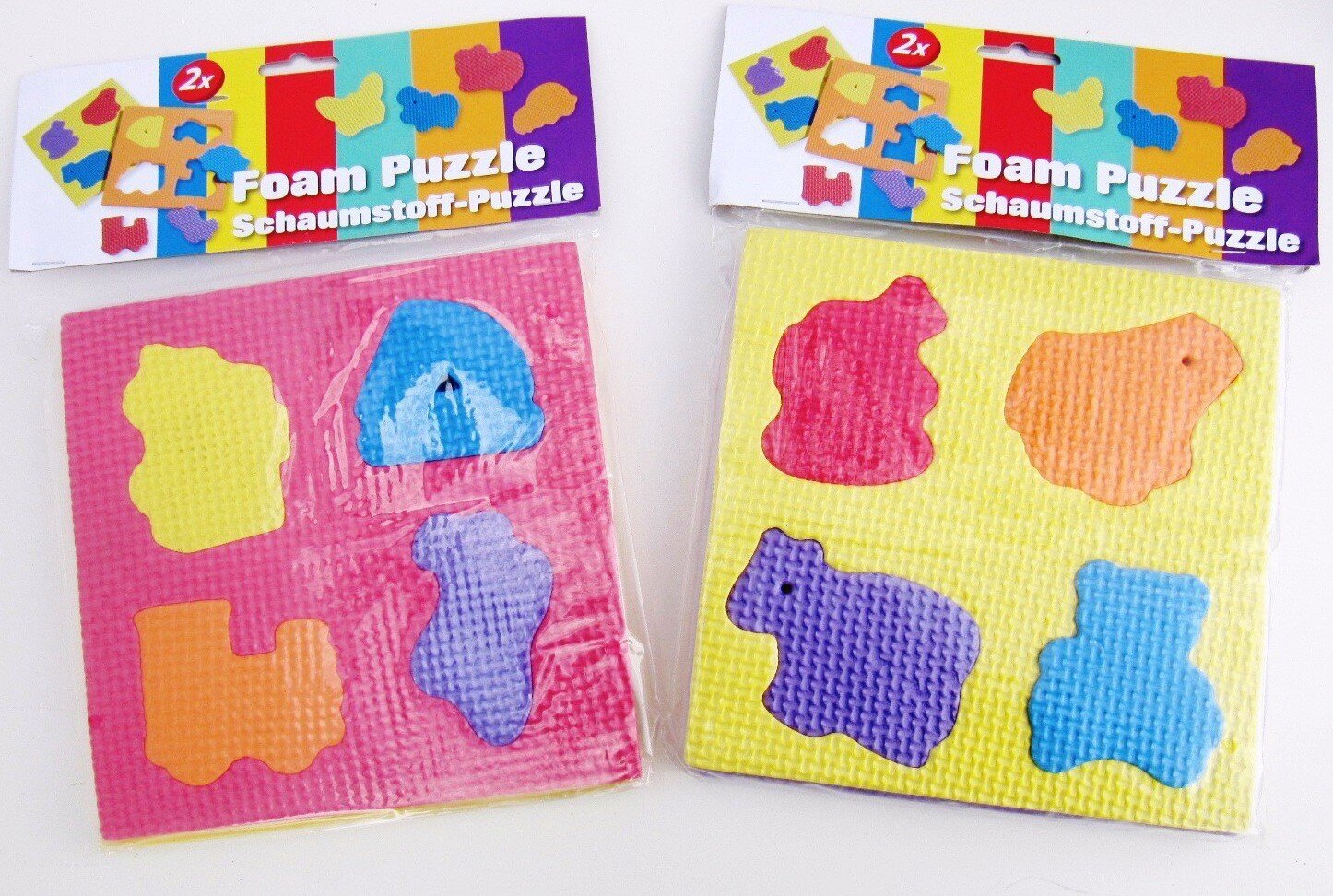 Pehme pusle Foampuzzle 2 plaati komplektis 8633 цена и информация | Pusled | kaup24.ee