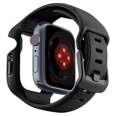 Spigen Liquid Air "Pro" Apple Watch 7 (45 MM) Black цена и информация | Аксессуары для смарт-часов и браслетов | kaup24.ee