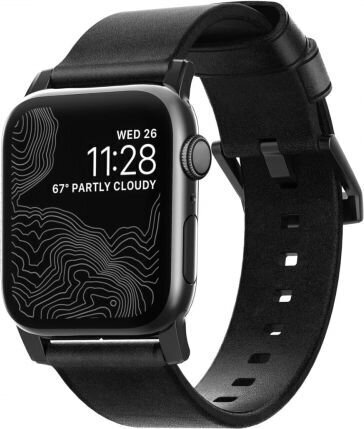 Nomad NM1A41BM00 rihm Apple Watch jaoks 44mm/42mm цена и информация | Nutikellade ja nutivõrude tarvikud | kaup24.ee