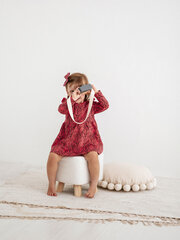 Утепленное платье Can Go, Белка цена и информация | Юбки, платья для новорожденных | kaup24.ee