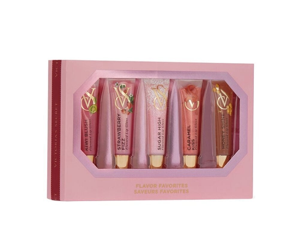 Victoria Secret huuleläike komplekt 5 tk hind ja info | Huulepulgad, -läiked, -palsamid, vaseliin | kaup24.ee