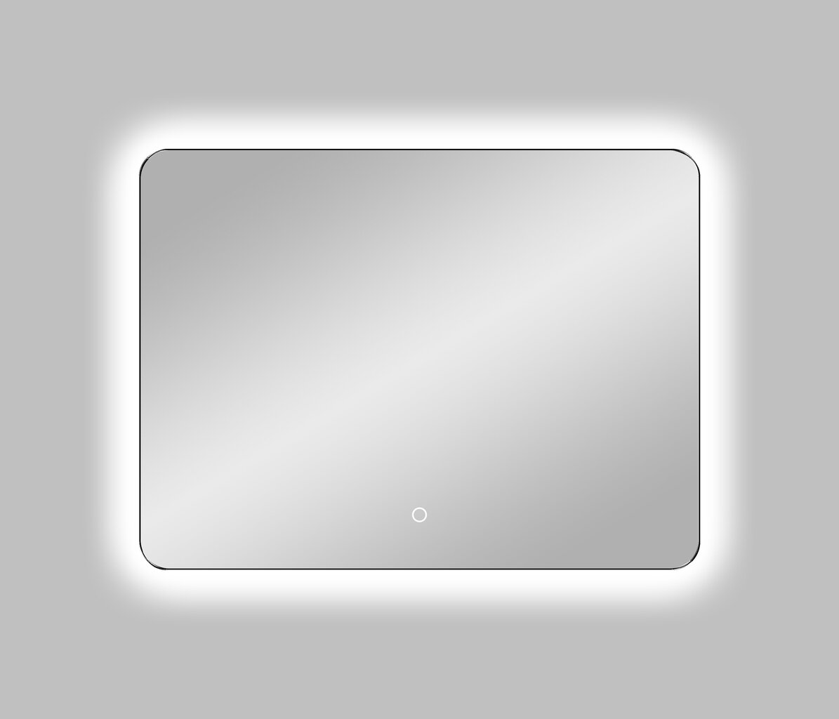 Peegel LED Vento Rome 60X80 hind ja info | Vannitoa peeglid | kaup24.ee