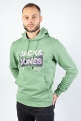 Спортивный мужской свитер Jack&Jones 12210076LODENFROST-XL, зеленый цена и информация | Мужские толстовки | kaup24.ee