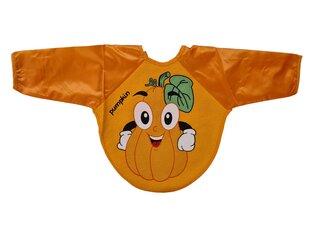 Комплект из непромокаемых нагрудников с рукавами Pumpkin & Carrot, 30х30 см, 2 шт. цена и информация | Слюнявчики | kaup24.ee