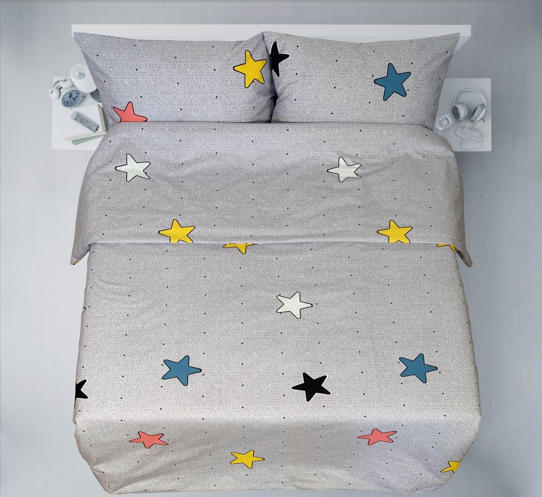 Laste voodipesu Stars-2 3 osaline, 90x120 hind ja info | Beebide ja laste voodipesu | kaup24.ee