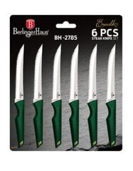 набор ножей для стейка 6 шт. berlinger haus bh-2785 цена и информация | Подставка для ножей Tescoma Woody, 21 см | kaup24.ee