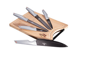 Berlinger Haus набор ножей и разделочной доски , 6 предметов цена и информация | Подставка для ножей Tescoma Woody, 21 см | kaup24.ee