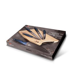 Berlinger Haus Набор ножей и разделочной доски  Aquamarine, 6 частей цена и информация | Подставка для ножей Tescoma Woody, 21 см | kaup24.ee