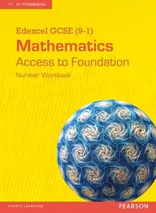 Edexcel GCSE (9-1) Mathematics - Access to Foundation Workbook: Number (Pack   of 8) цена и информация | Книги для подростков и молодежи | kaup24.ee