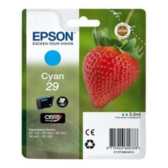 Картридж Epson C13T298240, голубой цена и информация | Картриджи для струйных принтеров | kaup24.ee