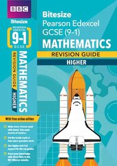 BBC Bitesize Edexcel GCSE (9-1) Maths Higher Revision Guide for home learning, 2021 assessments and 2022 exams hind ja info | Noortekirjandus | kaup24.ee