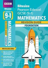 BBC Bitesize Edexcel GCSE (9-1) Maths Foundation Revision Guide for home   learning, 2021 assessments and 2022 exams: for home learning, 2022 and 2023 assessments and exams цена и информация | Книги для подростков и молодежи | kaup24.ee