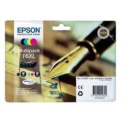 Tindikassett Epson T16XL, sinine, roosa, must, kollane цена и информация | Картриджи для струйных принтеров | kaup24.ee