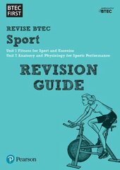 Pearson REVISE BTEC First in Sport Revision Guide: for home learning, 2022 and 2023 assessments and exams цена и информация | Книги для подростков и молодежи | kaup24.ee