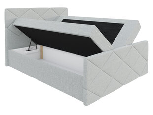 Континентальная кровать GUILLERMO-ekoskóra Soft 033-140x200 см цена и информация | Кровати | kaup24.ee