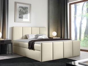 Континентальная кровать BAUTISTA-ekoskóra Soft 033-140x200 см цена и информация | Кровати | kaup24.ee