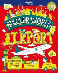 Lonely Planet Kids Sticker World - Airport hind ja info | Väikelaste raamatud | kaup24.ee