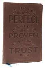 NKJV, Thinline Bible, Verse Art Cover Collection, Genuine Leather, Brown, Thumb Indexed, Red Letter, Comfort Print: Holy Bible, New King James Version цена и информация | Духовная литература | kaup24.ee