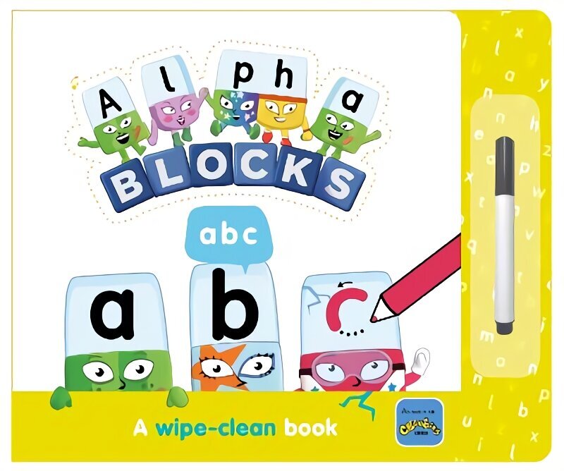 Alphablocks ABC: A Wipe-Clean Book цена и информация | Väikelaste raamatud | kaup24.ee