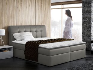 Континентальная кровать LIMBO-ekoskóra Soft 029-120x200 см цена и информация | Кровати | kaup24.ee