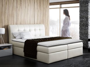 Континентальная кровать LIMBO-ekoskóra Soft 033-160x200 см цена и информация | Кровати | kaup24.ee
