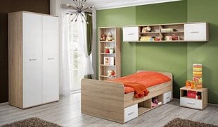 Шкаф Dino 2D, дуб / белый цена и информация | ASM Мебель и домашний интерьер | kaup24.ee