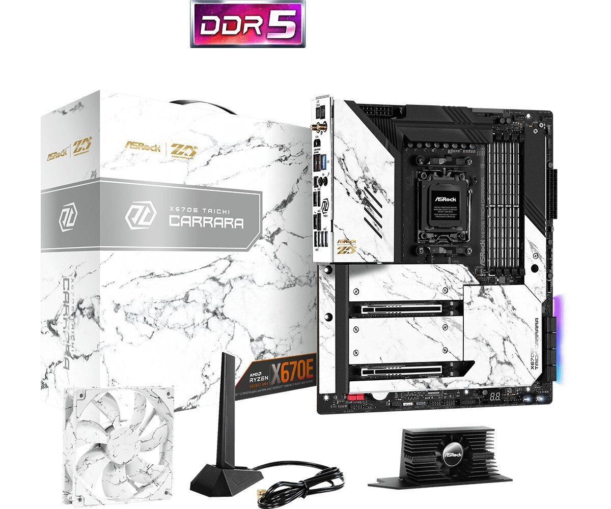 ASRock X670E Taichi Carrara, E-ATX, AM5, DDR5, WIFI hind ja info | Emaplaadid | kaup24.ee