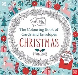 National Trust: The Colouring Book of Cards and Envelopes - Christmas hind ja info | Väikelaste raamatud | kaup24.ee