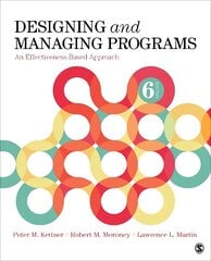 Designing and Managing Programs: An Effectiveness-Based Approach 6th Revised edition цена и информация | Книги по социальным наукам | kaup24.ee