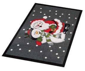 Uksematt Hanse Home Printy Santa and Snowman, 40x60 cm hind ja info | Uksematid | kaup24.ee