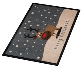 Uksematt Hanse Home Printy Merry Christmas Reindeer, 40x60 cm цена и информация | Придверные коврики | kaup24.ee