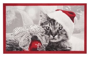 Uksematt Hanse Home Printy Christmas Cat, 45x75 cm цена и информация | Придверные коврики | kaup24.ee