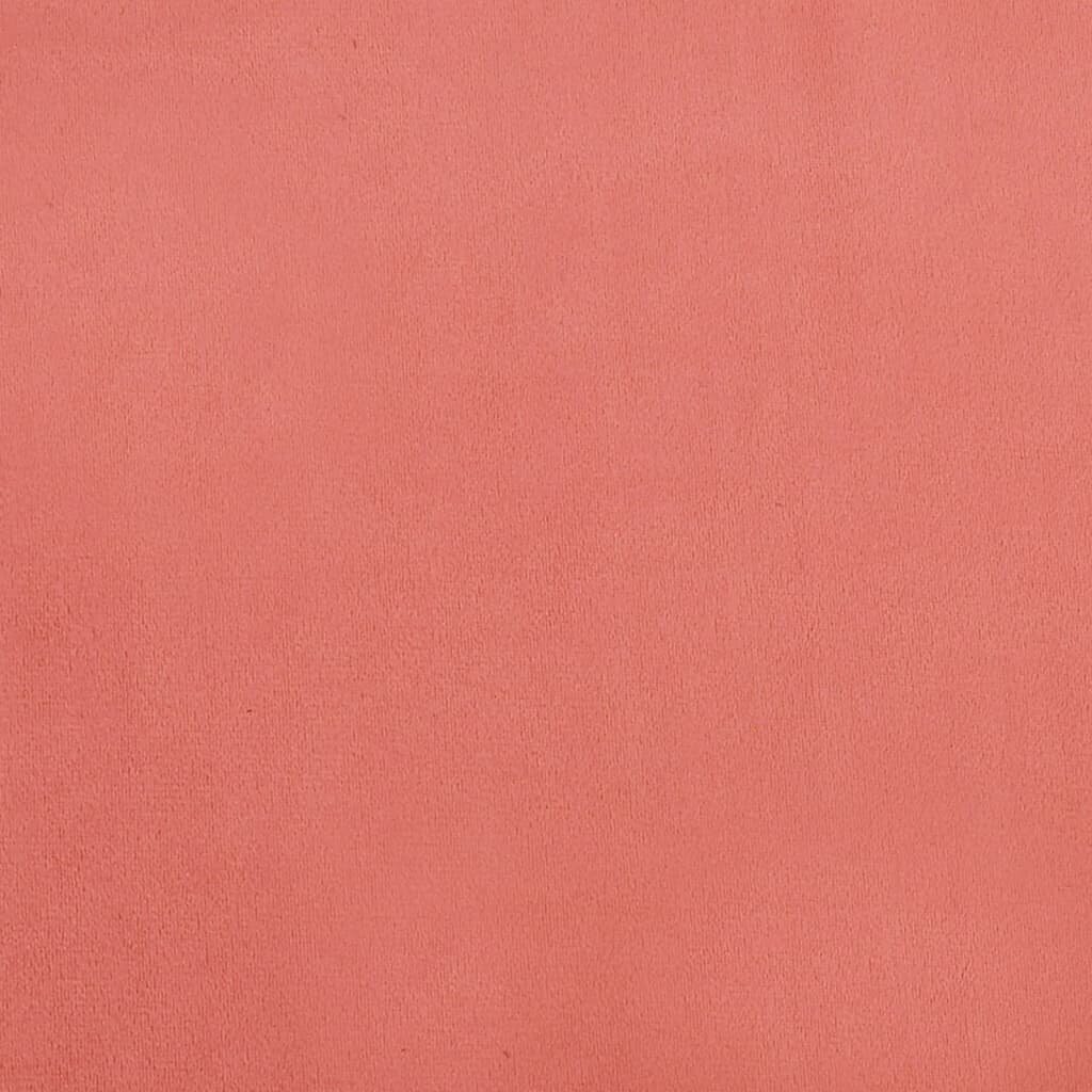 Jalapink, roosa, 45 x 29,5 x 39 cm, samet hind ja info | Kott-toolid, tumbad, järid | kaup24.ee