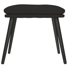 Jalapink, must, 45 x 29,5 x 39 cm, kangas hind ja info | Kott-toolid, tumbad, järid | kaup24.ee