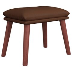 Jalapink, pruun, 45 x 29,5 x 39 cm, kunstnahk hind ja info | Kott-toolid, tumbad, järid | kaup24.ee