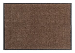 Uksematt Hanse Home Soft & Clean Brown, 75x120 cm цена и информация | Придверные коврики | kaup24.ee